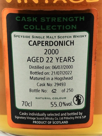 Signatory Caperdonich 22 Year Old 2000