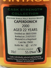 Load image into Gallery viewer, Signatory Caperdonich 22 Year Old 2000