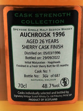 Load image into Gallery viewer, Signatory Auchroisk 26 Year Old 1996