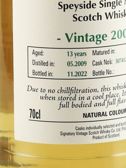 Signatory Dailuaine 13 Year Old 2009
