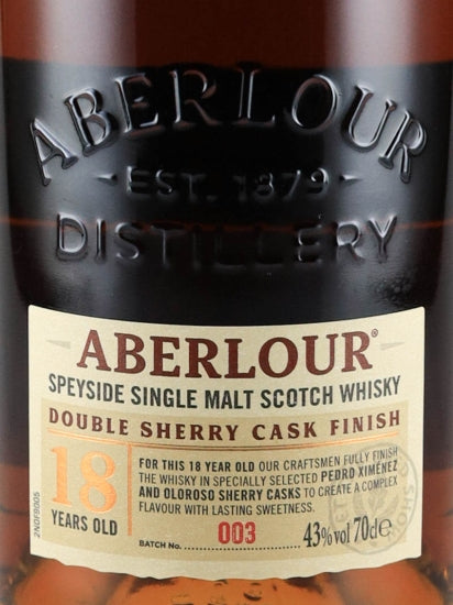 Aberlour 18 Year Old Double Sherry Cask Finish