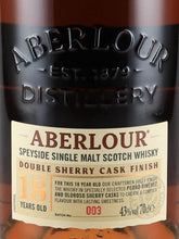 Load image into Gallery viewer, Aberlour 18 Year Old Double Sherry Cask Finish