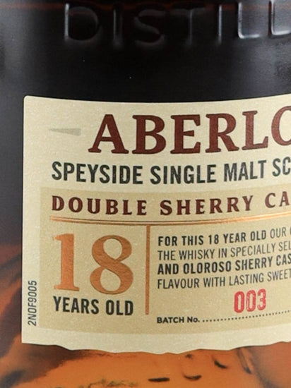 Aberlour 18 Year Old Double Sherry Cask Finish