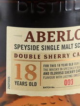 Load image into Gallery viewer, Aberlour 18 Year Old Double Sherry Cask Finish