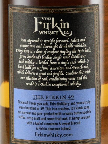 The Farkin 49 Talisker 2012
