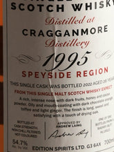 Load image into Gallery viewer, First Editions Cragganmore 26 Year Old 1995 #HL19521