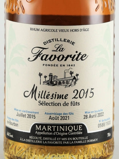 La Favorite Millesime 2015