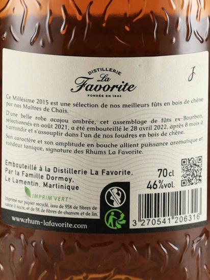 La Favorite Millesime 2015