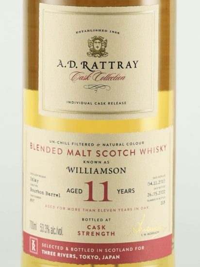AD Rattray Williamson 11 Year Old 2010 for Three Rivers