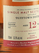 Load image into Gallery viewer, AD Rattray Dufftown 12 Years 2009 52%