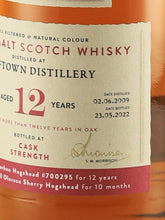 Load image into Gallery viewer, AD Rattray Dufftown 12 Years 2009 52%