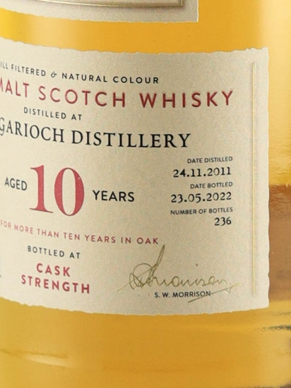AD Rattray Glen Garioch 10 Year Old 2011