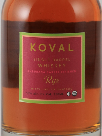 Koval Single Barrel Rye Amburana Cask Finish