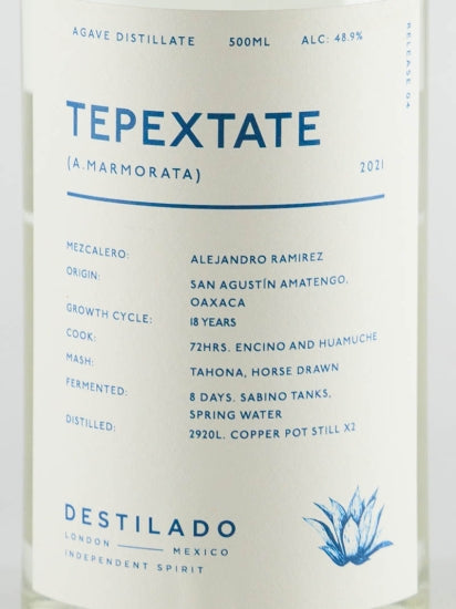 El Destilado Tepeztate Mezcal