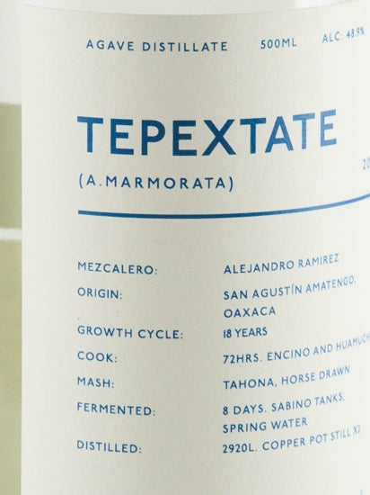 El Destilado Tepeztate Mezcal