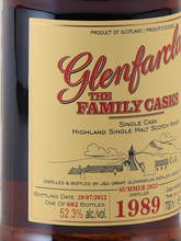 Load image into Gallery viewer, Glenfarclas Family Cask 1989/2022 52.3%