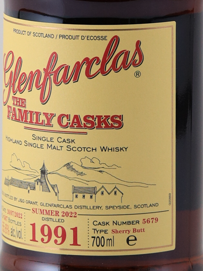 Glenfarclas Family Cask 1991/2022 55.6%