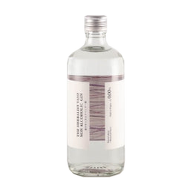 THE HERBALIST YASO Lavender Field Non-Alcoholic Gin bottle with silver screw cap