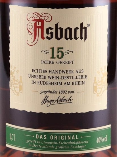 Asbach 15 Year Old