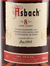 Load image into Gallery viewer, Asbach 8 Year Old