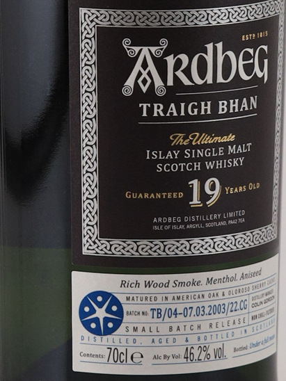 Ardbeg Traigh Bhan 19 Year Old Batch 4