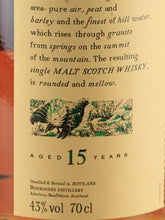 Load image into Gallery viewer, Benrinnes 15 Year Old 2020 Release Lot 0181