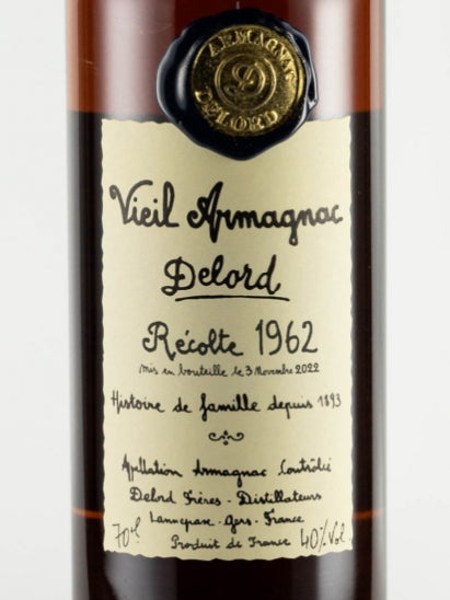 Armagnac Darroze Vintage 1962