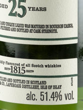 Load image into Gallery viewer, Laphroaig 25 Year Old Cask Strength 2019 Release
