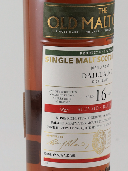 Old Malt Cask Dailuaine 16 Year Old 2006
