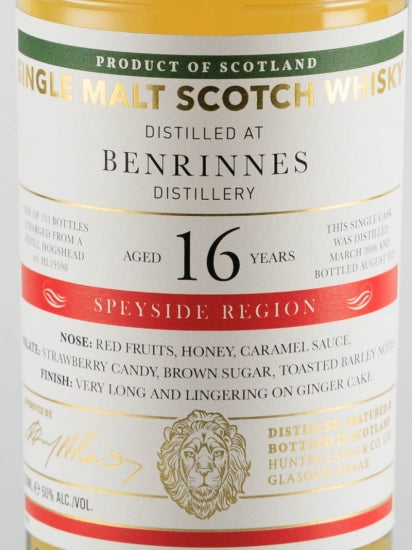 Old Malt Cask Benrinnes 16 Year Old 2006