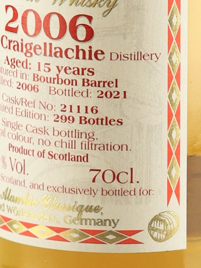 Alambic Classic Clynelish 15 Year Old 2006