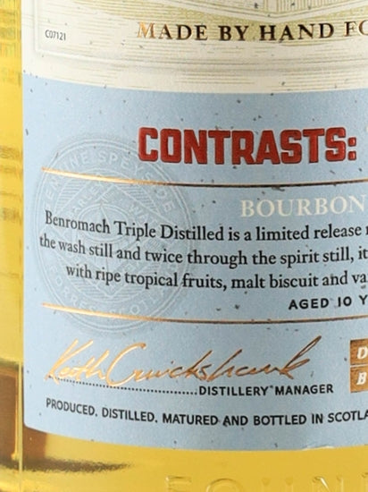 Benromach Triple Distilled 2011/2022 - image 3