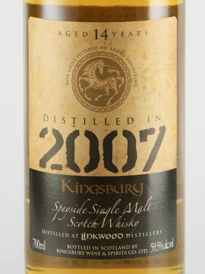 Kingsbury Gold Linkwood 14 Year Old 2007 59.5% - image 2