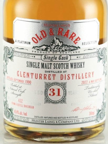 Old & Rare Glenturret 31 Year Old 1990