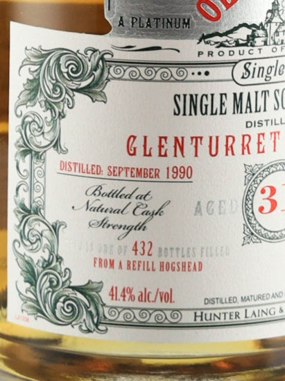 Old & Rare Glenturret 31 Year Old 1990