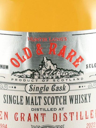 Old & Rare Glen Grant 28 Year Old 1994
