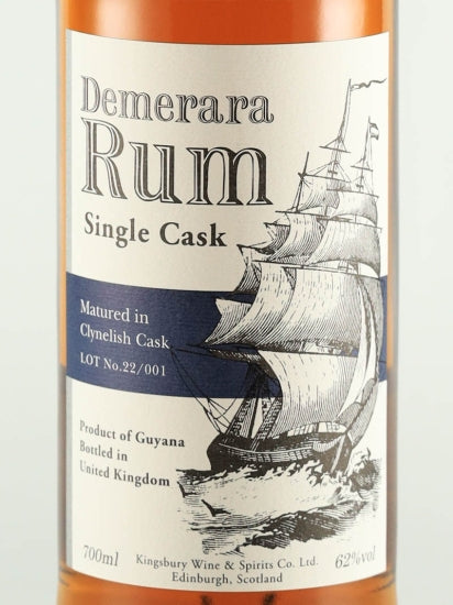 Kingsbury Demerara Rum Double Matured Clynelish Cask for MSS