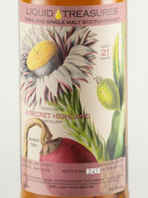 Load image into Gallery viewer, Liquid Treasures Secret Highland 21 Year Old 2000