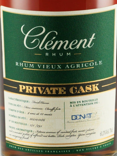 Clement 4 Year Old Private Cask Oloroso Sherry Finish