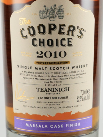 Cooper's Choice Teaninich 12 Year Old 2010