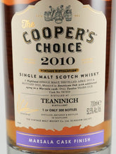 Load image into Gallery viewer, Cooper's Choice Teaninich 12 Year Old 2010