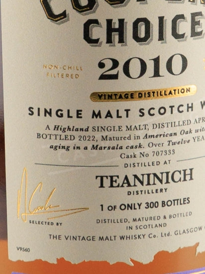 Cooper's Choice Teaninich 12 Year Old 2010