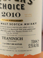 Load image into Gallery viewer, Cooper's Choice Teaninich 12 Year Old 2010