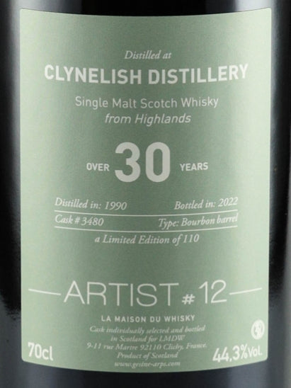 LMDW Artist Clynelish 30 Year Old 1990