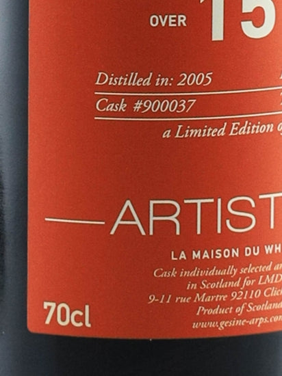 LMDW Artist Ledaig 15 Year Old 2005