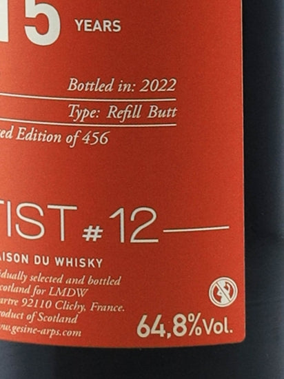 LMDW Artist Ledaig 15 Year Old 2005