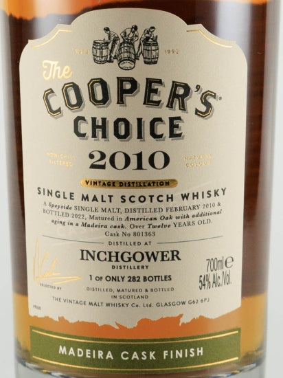 Cooper's Choice Inchgower 12 Year Old 2010