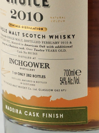 Cooper's Choice Inchgower 12 Year Old 2010