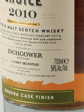 Load image into Gallery viewer, Cooper's Choice Inchgower 12 Year Old 2010