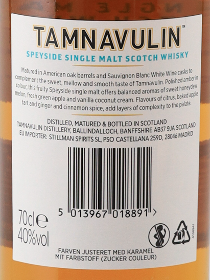 Tamnavulin White Wine Cask Sauvignon Blanc